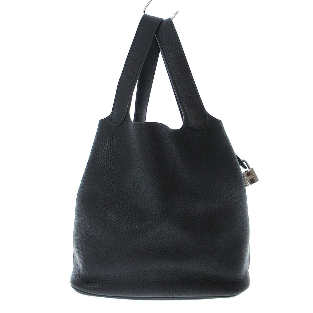 Auth Hermes Picotin Lock Mm - Black #118263H34B - Picture 3 of 15